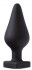 Черная анальная пробка с основанием-сердечком Spank Me Butt Plug - 8,5 см.