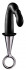 Чёрный изогнутый анальный плаг PROSTATE PLUG PLATED HANDLE, Dream Toys Чёрный изогнутый анальный плаг PROSTATE PLUG PLATED HANDLE, Dream Toys