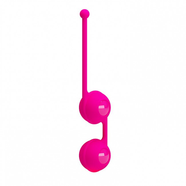 Ярко-розовые вагинальные шарики Kegel Tighten Up III, Baile