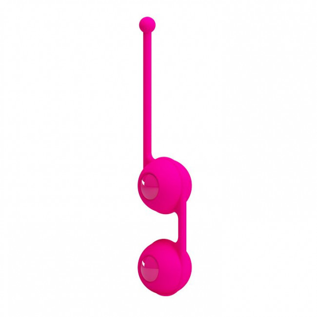 Ярко-розовые вагинальные шарики Kegel Tighten Up III, Baile