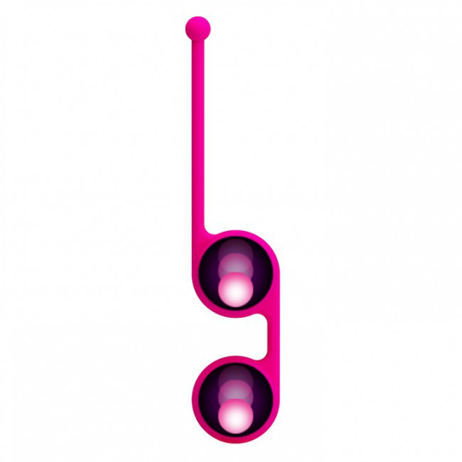 Ярко-розовые вагинальные шарики Kegel Tighten Up III, Baile