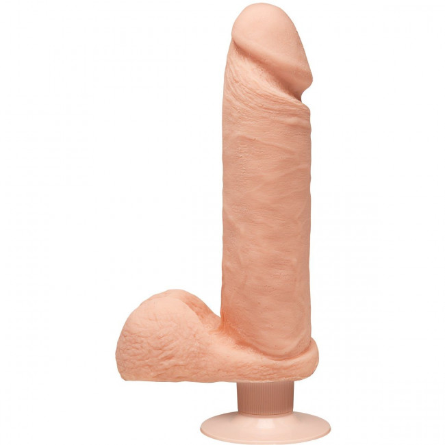 Телесный вибратор-реалистик The D Perfect D Vibrating 8" - 23 см., Doc Johnson Телесный вибратор-реалистик The D Perfect D Vibrating 8" - 23 см., Doc Johnson