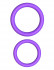 Набор из двух фиолетовых эрекцонных колец Max Width Silicone Rings, Pipedream