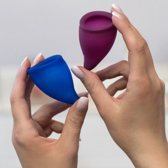 Набор из 2 менструальных чаш Fun cup Size B Kit, Fun Factory