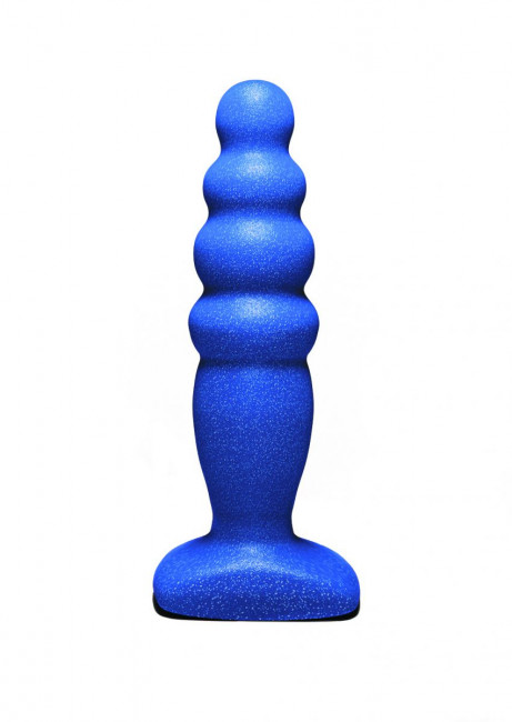 Синий анальный стимулятор Small Bubble Plug - 11 см., Lola toys Синий анальный стимулятор Small Bubble Plug - 11 см., Lola toys