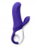 Фиолетовый вибратор Satisfyer Vibes Magic Bunny с клиторальным отростком - 17,6 см., Satisfyer