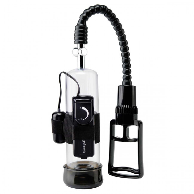 Мужская вакуумная помпа с вибрацией Deluxe Vibrating Power Pump - 20 см., Pipedream Мужская вакуумная помпа с вибрацией Deluxe Vibrating Power Pump - 20 см., Pipedream