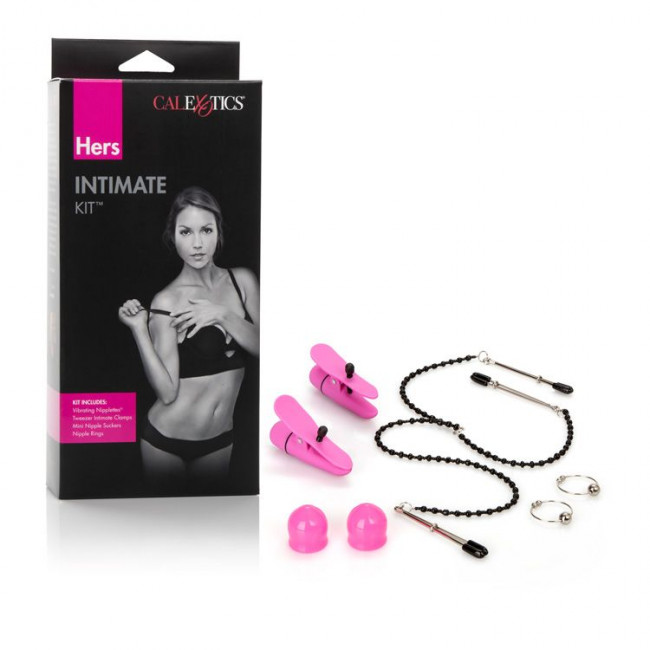 Эротический набор зажимов на соски для женщин Hers Intimate Kit, California Exotic Novelties