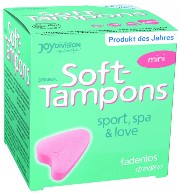 Тампоны мягкие JoyDivision Soft-Tampons Mini - 3 шт., Joy Division Тампоны мягкие JoyDivision Soft-Tampons Mini - 3 шт., Joy Division