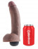 Коричневый фаллоимитатор с эффектом семяизвержения Squirting Cock with Balls - 22,9 см., Pipedream Коричневый фаллоимитатор с эффектом семяизвержения Squirting Cock with Balls - 22,9 см., Pipedream