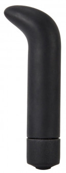 Чёрный вибратор The Gee - 10,5 см., Shots Media BV