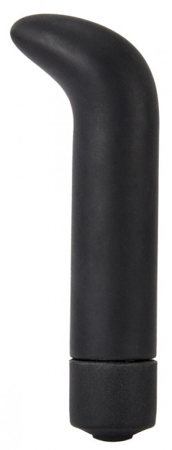 Чёрный вибратор The Gee - 10,5 см., Shots Media BV Чёрный вибратор The Gee - 10,5 см., Shots Media BV