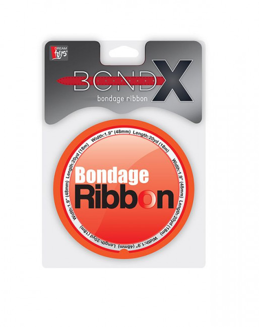 Красная лента для связывания BONDX BONDAGE RIBBON - 18 м., Dream Toys