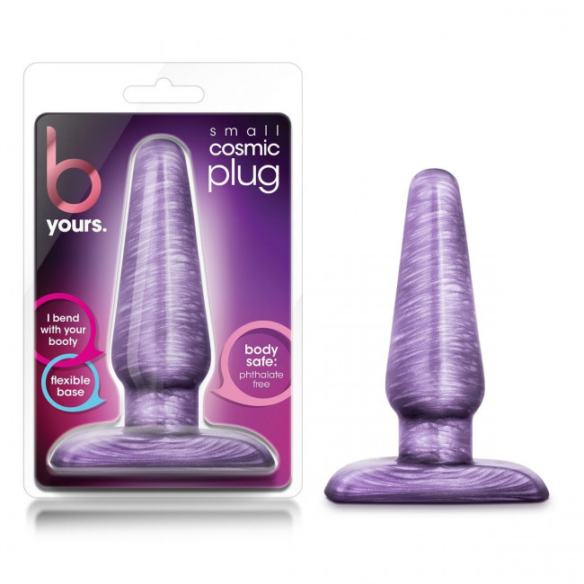 Фиолетовая анальная пробка B Yours Small Cosmic Plug - 10,1 см., Blush Novelties Фиолетовая анальная пробка B Yours Small Cosmic Plug - 10,1 см., Blush Novelties