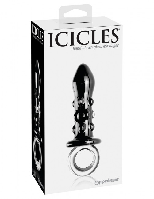 Стеклянный анальный стимулятор ICICLES №37 - 16 см., Pipedream Стеклянный анальный стимулятор ICICLES №37 - 16 см., Pipedream