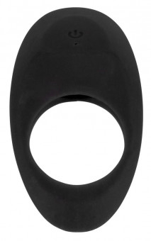 Чёрное эрекционное виброкольцо Lust Vibrating Cock Ring, Orion