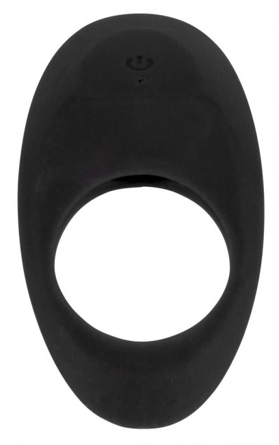 Чёрное эрекционное виброкольцо Lust Vibrating Cock Ring, Orion