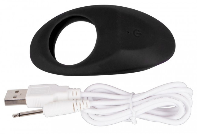 Чёрное эрекционное виброкольцо Lust Vibrating Cock Ring, Orion