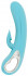 Голубой вибратор Love story Gone with the wind of pleasure - 21 см., Lola toys Голубой вибратор Love story Gone with the wind of pleasure - 21 см., Lola toys