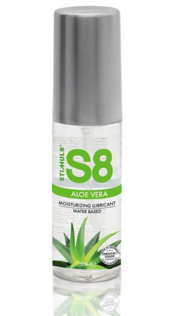 Лубрикант на водной основе S8 Aloe Vera Lube с алоэ вера - 50 мл., Stimul8