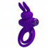 Фиолетовое эрекционное кольцо с вибростимуляцией клитора Vibrant Penis Ring III, Baile