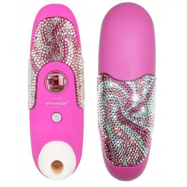 Розовый стимулятор клитора Womanizer Crystal Dreams, Womanizer