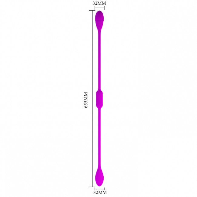 Гибкий вибростимулятор для пар Dream Lovers Whip, Baile