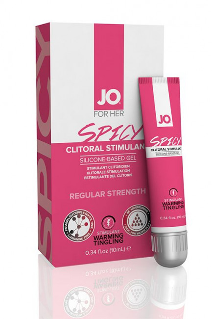 Возбуждающий гель для клитора сильного действия JO SPICY CLITORAL GEL - 10 мл., System JO