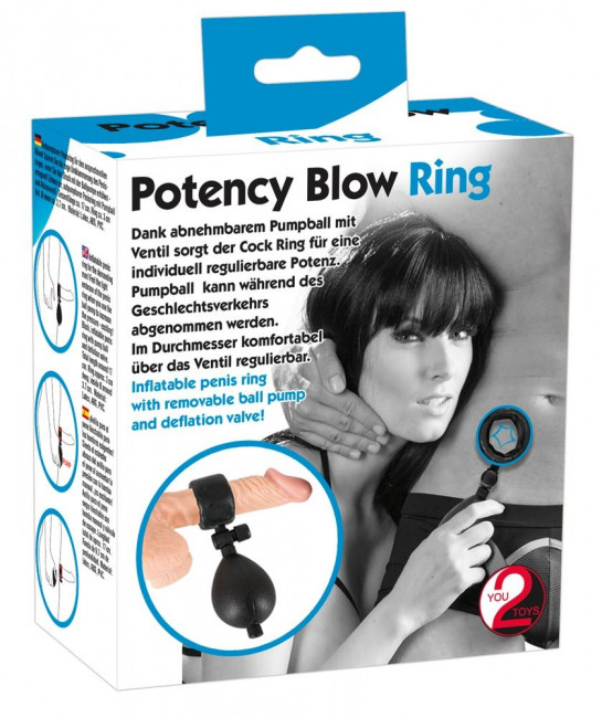 Кольцо для пениса Potency Blow с подкачкой , Orion Кольцо для пениса Potency Blow с подкачкой , Orion