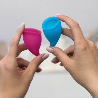 Набор из 2 менструальных чаш Fun cup Size A Kit, Fun Factory