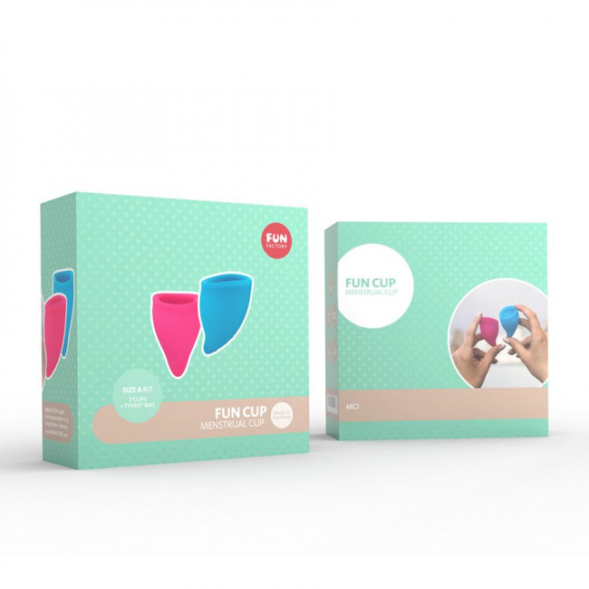 Набор из 2 менструальных чаш Fun cup Size A Kit, Fun Factory