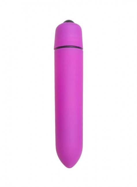 Лиловая вибропуля Vibrating Bullet - 9 см.