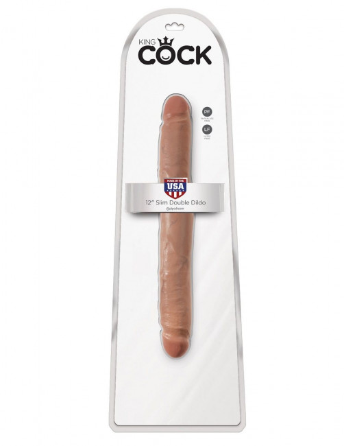 Двусторонний фаллоимитатор-мулат 12" Slim Double Dildo - 30 см., Pipedream Двусторонний фаллоимитатор-мулат 12" Slim Double Dildo - 30 см., Pipedream