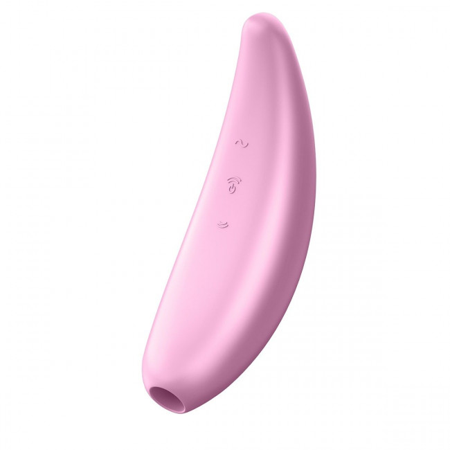 Розовый вакуум-волновой стимулятор Satisfyer Curvy 3+ Розовый вакуум-волновой стимулятор Satisfyer Curvy 3+