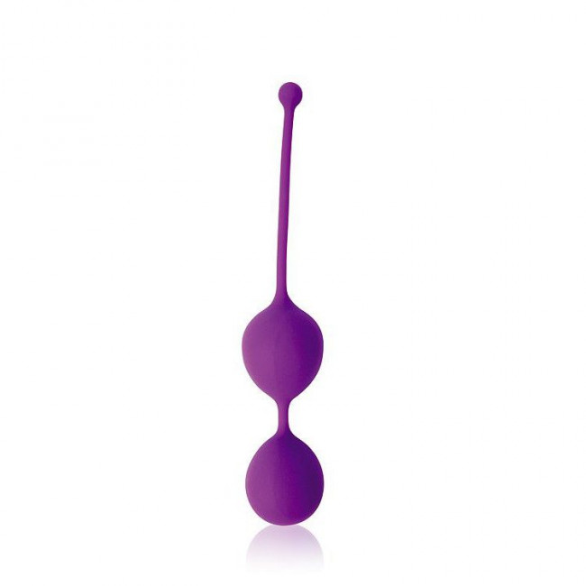 Фиолетовые двойные вагинальные шарики Cosmo с хвостиком для извлечения, Bior toys Фиолетовые двойные вагинальные шарики Cosmo с хвостиком для извлечения, Bior toys