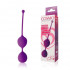 Фиолетовые двойные вагинальные шарики Cosmo с хвостиком для извлечения, Bior toys Фиолетовые двойные вагинальные шарики Cosmo с хвостиком для извлечения, Bior toys