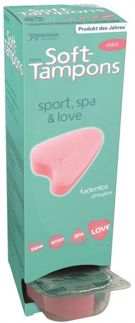 Тампоны мягкие JoyDivision Soft-Tampons Mini - 10 шт., Joy Division Тампоны мягкие JoyDivision Soft-Tampons Mini - 10 шт., Joy Division
