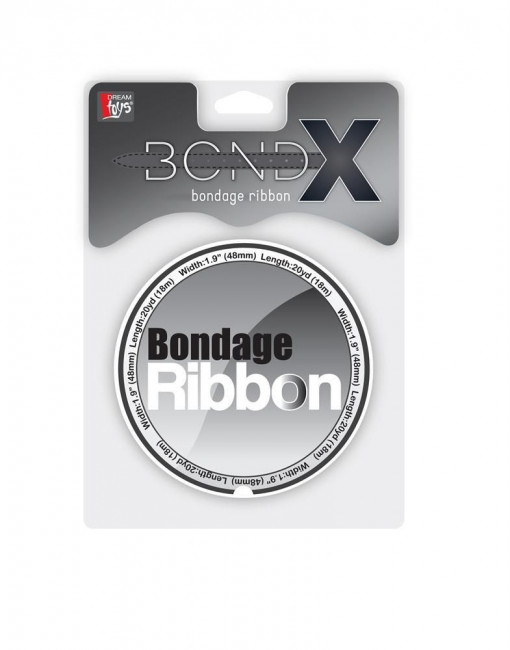 Белая лента для связывания BONDX BONDAGE RIBBON - 18 м., Dream Toys Белая лента для связывания BONDX BONDAGE RIBBON - 18 м., Dream Toys