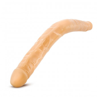 Телесный двусторонний фаллоимитатор B Yours 16" Double Dildo - 40,6 см., Blush Novelties