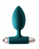 Зеленая анальная вибропробка New Edition Perfection - 11,1 см., Lola toys