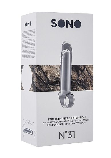 Прозрачная удлиняющая насадка Stretchy Penis Extension No.31, Shots Media BV Прозрачная удлиняющая насадка Stretchy Penis Extension No.31, Shots Media BV