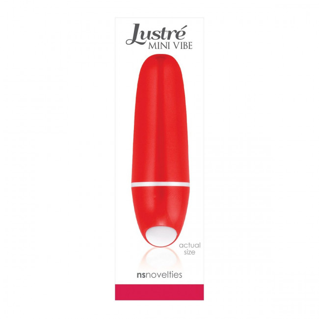 Красный миниатюрный вибратор LUSTRE, NS Novelties Красный миниатюрный вибратор LUSTRE, NS Novelties