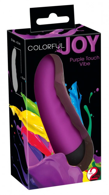 Фиолетовый мини-вибратор Colorful Joy - 13 см., Orion Фиолетовый мини-вибратор Colorful Joy - 13 см., Orion