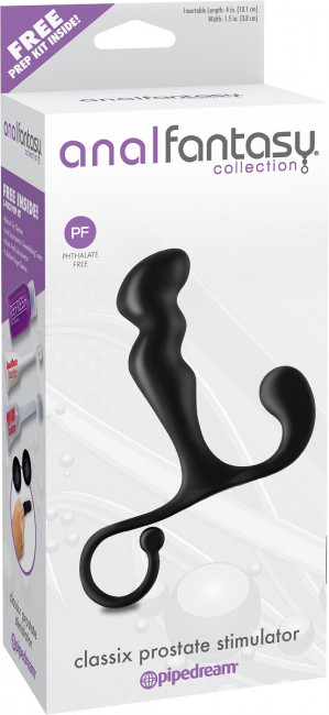 Чёрный стимулятор простаты Classix Prostate Stimulator, Pipedream