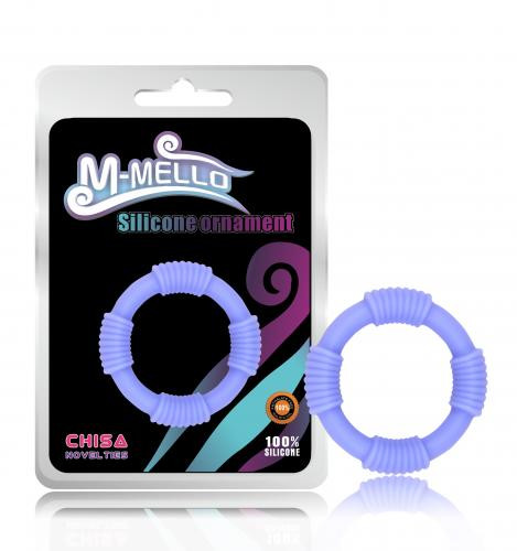 Сиреневое эрекционное кольцо Rope Ring из силикона, Chisa