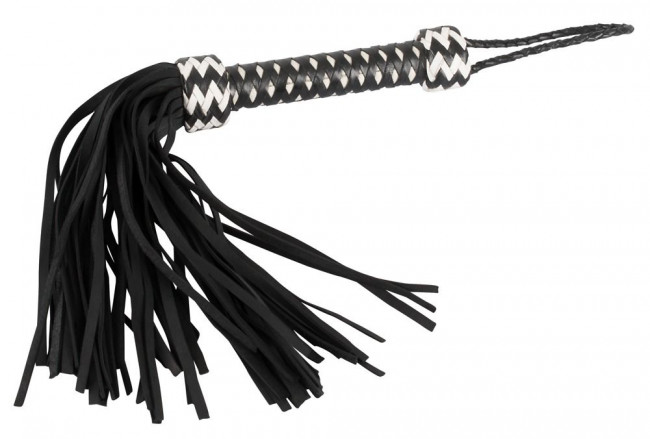 Кожаный многохвостый флогер ZADO Leather Flogger - 42 см., Orion