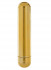 Золотистый вибратор PURE GOLD EXCITEMENT VIBE MEDIUM - 15 см., Toy Joy
