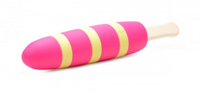 Ярко-розовый вибростимулятор-эскимо 10X Popsicle Vibrator - 21,6 см. Ярко-розовый вибростимулятор-эскимо 10X Popsicle Vibrator - 21,6 см.