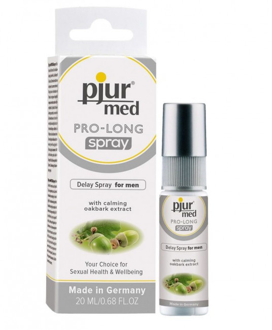 Пролонгирующий спрей с экстрактом дуба и пантенолом pjur MED Pro-long Spray - 20 мл., Pjur