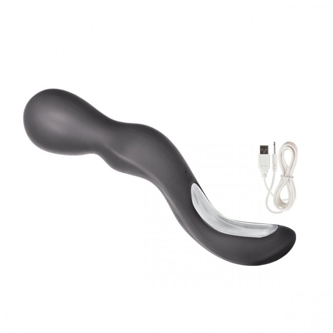Серый вибромассажер Lover's Wand - 22,75 см., California Exotic Novelties Серый вибромассажер Lover's Wand - 22,75 см., California Exotic Novelties